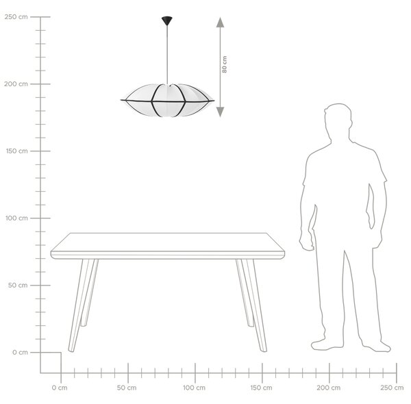 Závesná lampa biela nylon látkové tienidlo osvetlenie moderný štýl obývacia izba