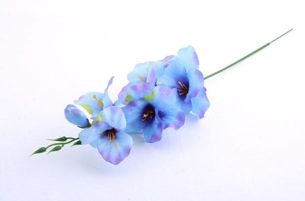 Umelé kvety gladiola modrá