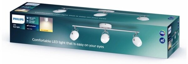 Philips 50613/31/P0 - LED Bodové svietidlo RIVANO 3xLED/4,3W/230V