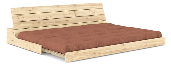 Rozkladacia pohovka v tehlovej farbe 196 cm Base – Karup Design