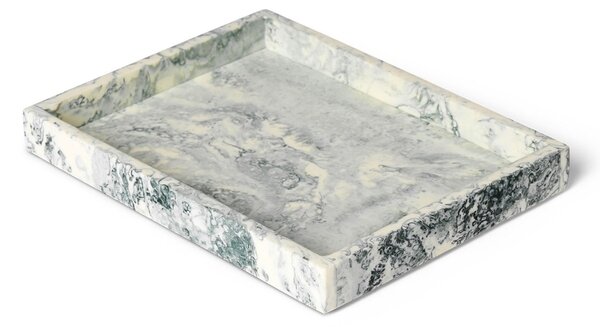 Podnos Mist Emerald Off-white 15 × 20 cm