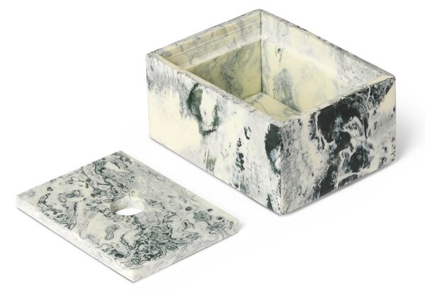 Úložný box Mist Emerald Off-white 7,5 × 10 cm