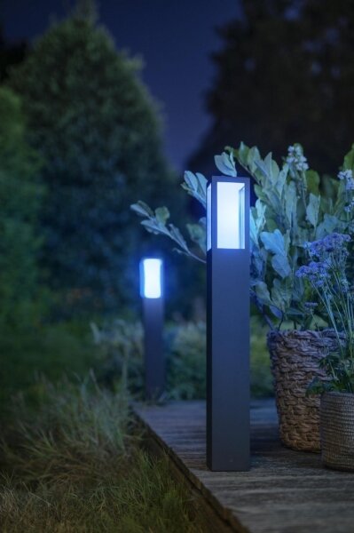 Philips 17432/30/P7 - LED RGB Vonkajšia lampa Hue IMPRESS 2xLED/8W/230V IP44