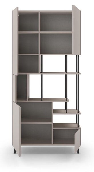 Krémová knižnica 84x175 cm Perla – Marckeric