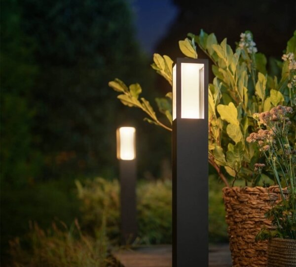 Philips 17432/30/P7 - LED RGB Vonkajšia lampa Hue IMPRESS 2xLED/8W/230V IP44