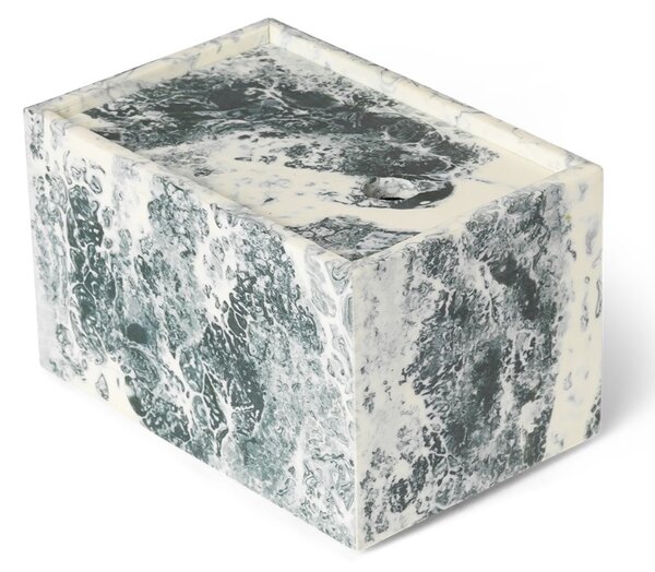 Úložný box Mist Emerald Off-white 10 × 15 cm