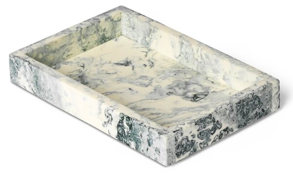 Podnos Mist Emerald Off-white 10 × 15 cm