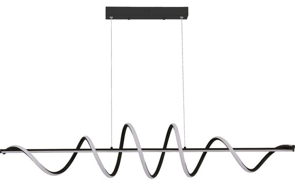 Zuma Line MS902-BK - LED luster na lanku ESERO LED/60W/230V čierna