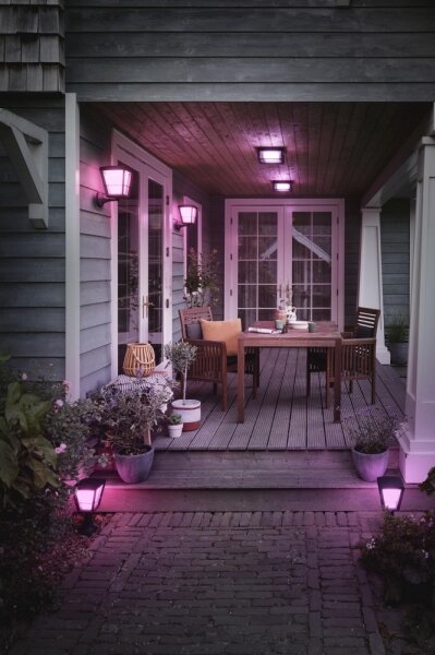 Philips 17440/30/P7 - LED RGB Vonkajšie svietidlo Hue ECONIC LED/15W/230V IP44