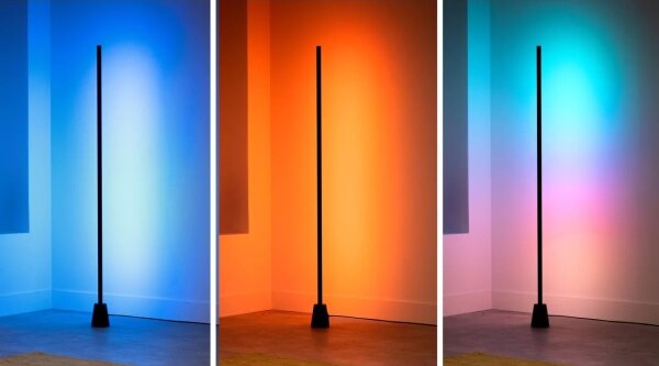 WiZ -LED RGBIC Stmievateľná stojacia lampa GRADIENT LED/9,7W/230V 2700-6500K Wi-Fi