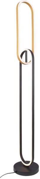 Zuma Line F241145502 - LED stojacia lampa RAVON 2xLED/36W/230V čierna/zlatá
