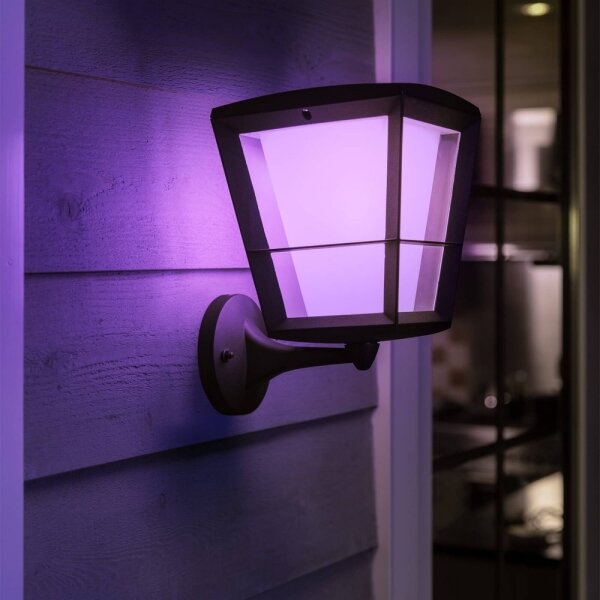Philips 17439/30/P7-LED RGBW Vonkajšie svietidlo Hue ECONIC LED/15W/230V IP44