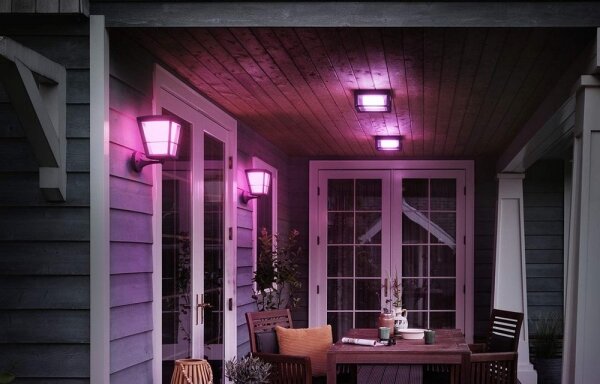 Philips 17439/30/P7-LED RGBW Vonkajšie svietidlo Hue ECONIC LED/15W/230V IP44