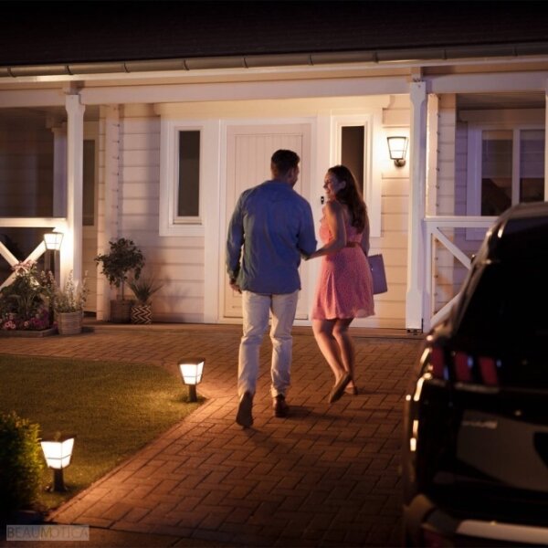 Philips 17439/30/P7-LED RGBW Vonkajšie svietidlo Hue ECONIC LED/15W/230V IP44