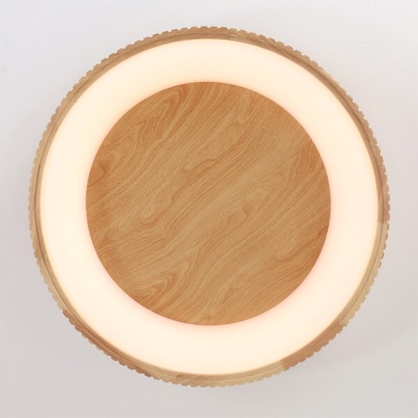 Brilagi - LED stropné svietidlo FALCON WOOD MODERN LED/40W/230V pr. 60 cm, drevené