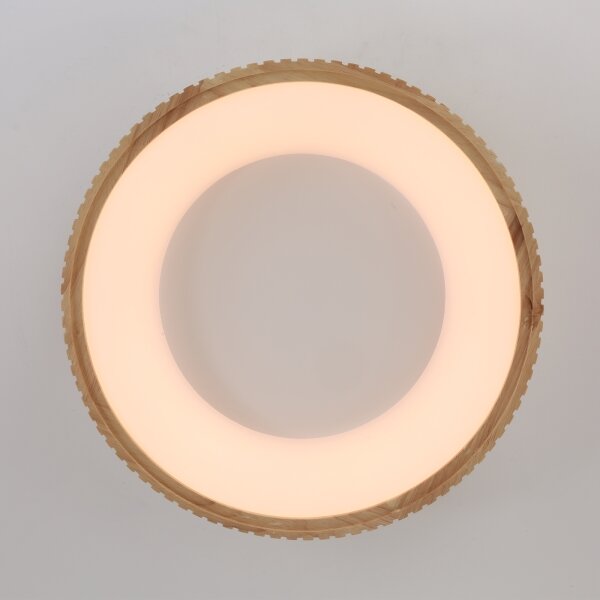 Brilagi - LED stropné svietidlo FALCON WOOD MODERN LED/30W/230V pr. 45 cm drevo