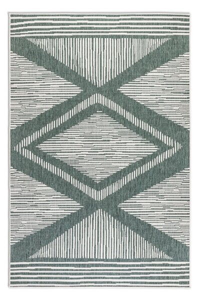 Krémovo-zelený vonkajší koberec 120x170 cm Gemini – Elle Decoration