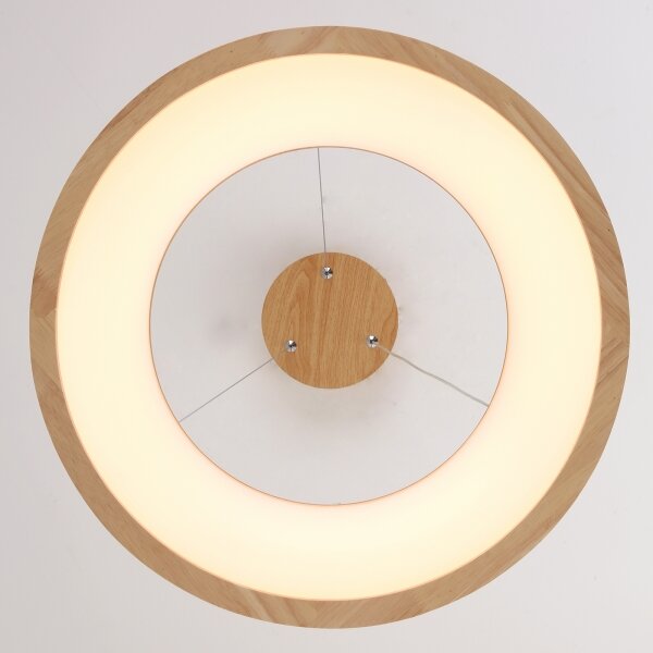 Brilagi - LED luster na lanku FALCON WOOD LED/30W/230V 3000/4000/6000K 45 cm drevo