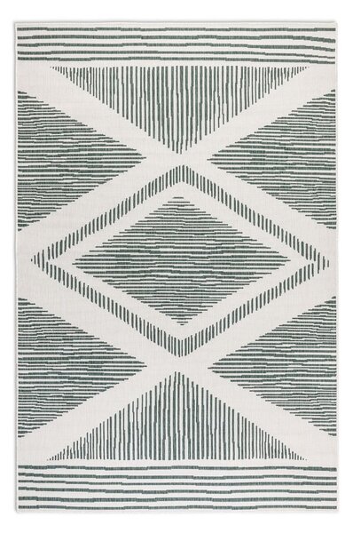 Krémovo-zelený vonkajší koberec 120x170 cm Gemini – Elle Decoration