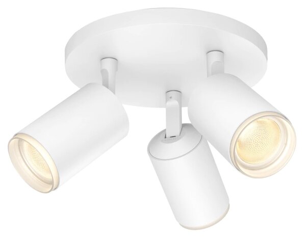 Philips 50633/31/P7 - LED RGBW Bodové svietidlo Hue FUGATO 3xGU10/5,7W/230V