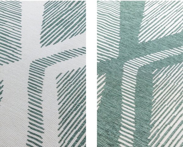 Krémovo-zelený vonkajší koberec 120x170 cm Gemini – Elle Decoration
