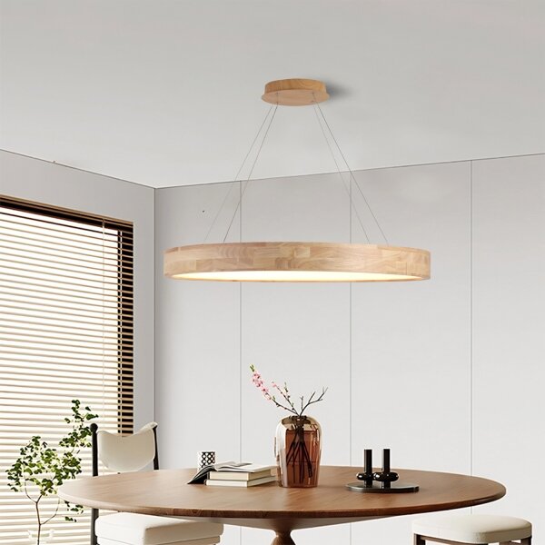 Brilagi - LED luster na lanku FALCON WOOD LED/60W/230V 3000/4000/6000K 80 cm drevo