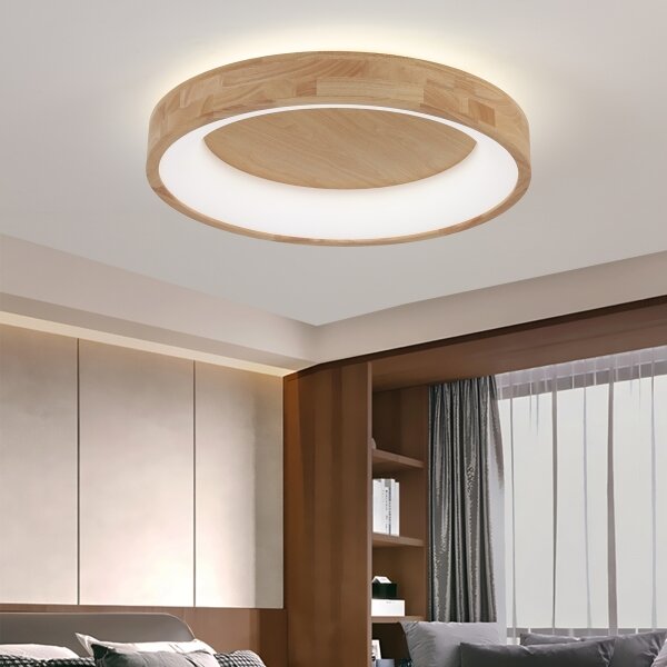 Brilagi-LED Stropné svietidlo FALCON WOOD LED/40W/230V 3000/4000/6000K 60 cm drevo