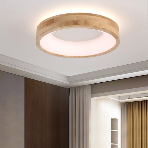 Brilagi-LED Drevené stropné svietidlo FALCON WOOD LED/30W/230V 3000/4000/6000K 45 cm