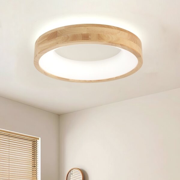 Brilagi-LED Drevené stropné svietidlo FALCON WOOD LED/30W/230V 3000/4000/6000K 45 cm