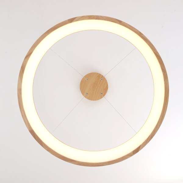 Brilagi - LED luster na lanku FALCON WOOD LED/60W/230V 3000/4000/6000K 80 cm drevo