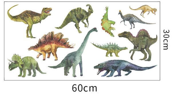 Impresi Samolepka do detskej izby Dinosaury - 60x30 cm