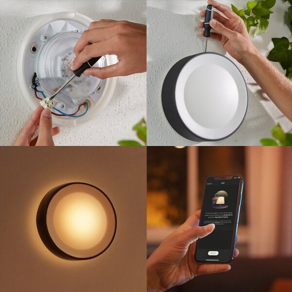 Philips 17465/30/P7 - LED RGB Vonkajšie svietidlo Hue DAYLO LED/15W/230V IP44