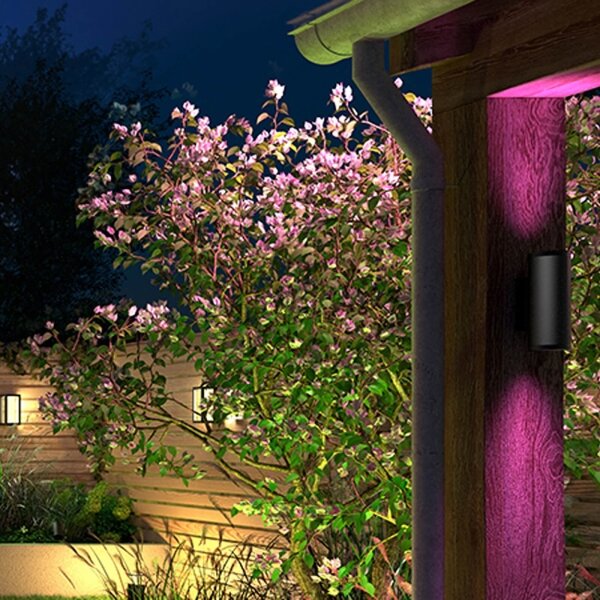 Philips 17463/30/P7 - LED RGBW Vonkajšie svietidlo Hue APPEAR 2xLED/8W/230V IP44