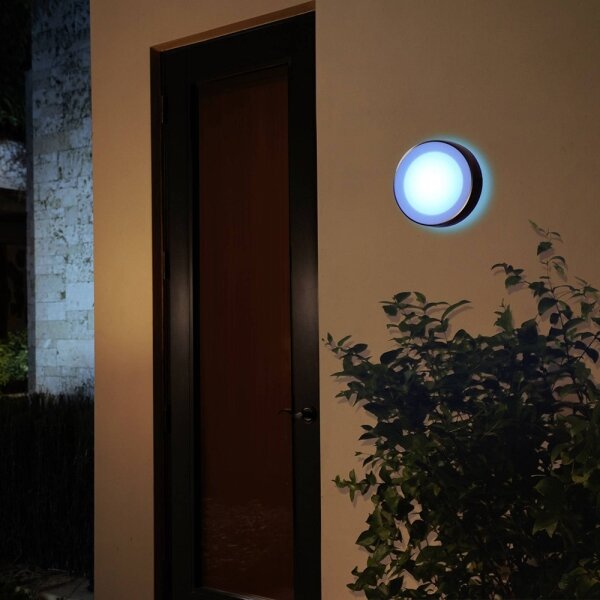 Philips 17465/47/P7 - LED RGB Vonkajšie svietidlo Hue DAYLO LED/15W/230V IP44
