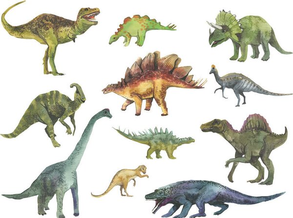 Impresi Samolepka do detskej izby Dinosaury - 60x30 cm