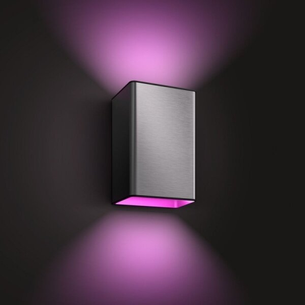 Philips 17464/47/P7 - LED RGB Vonkajšie svietidlo Hue RESONATE 2xLED/8W/230V IP44
