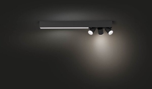 Philips - LED RGBW Bodové svietidlo CENTRIS LED/25W/230V + 3xGU10/5,7W