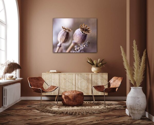 Impresi Obraz Suché kvety škandinásky štýl - 90 x 70 cm