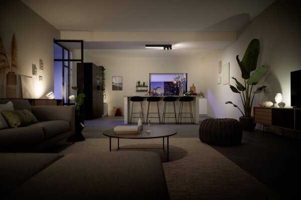 Philips - LED RGBW Bodové svietidlo CENTRIS LED/25W/230V + 3xGU10/5,7W
