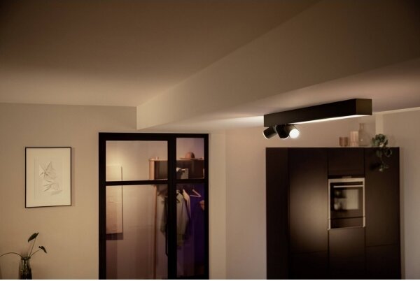 Philips - LED RGBW Bodové svietidlo CENTRIS LED/25W/230V + 3xGU10/5,7W
