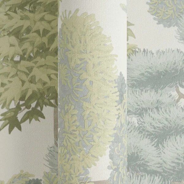 A.S. Création | Vliesová tapeta na stenu Cuba 2 79161-3 | 0,53 x 10,05 m | zelená, vining ivy, krémová