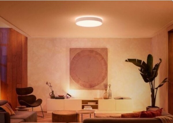 Philips - stmievateľné LED stropné svietidlo Hue ENRAVE XL LED/48W/230V biela + diaľkové ovládanie