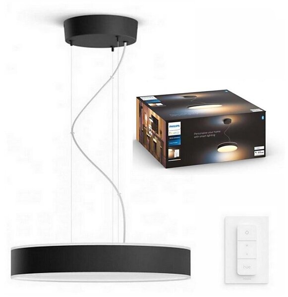 Philips - LED Stmievateľný luster na lanku Hue ENRAVE LED/33,5W/230V čierna + DO