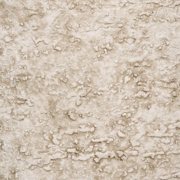 Kvetináč krémová biela kamenná zmes 44 x 43 cm okrúhly tvar moderný štýl interiér exteriér záhrada