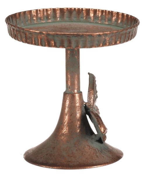 Kovový svietnik 14 cm medený FUP563-S