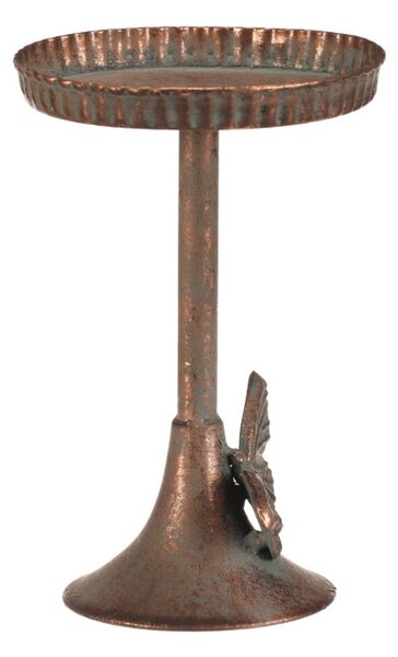 Kovový svietnik 20 cm medený FUP563-M