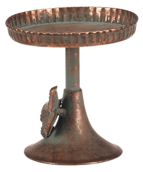 Kovový svietnik 14 cm medený FUP563-S