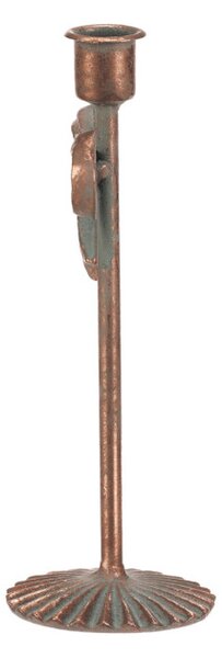 Kovový svietnik 22 cm medený FUP566-M