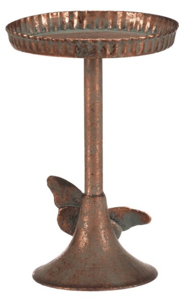 Kovový svietnik 20 cm medený FUP563-M