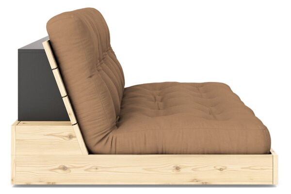 Hnedá rozkladacia pohovka 196 cm Base – Karup Design